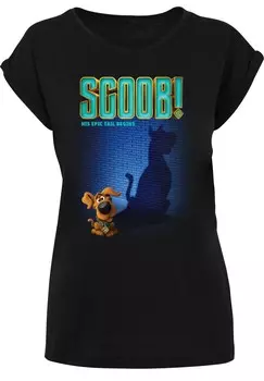 Футболка с принтом EXTENDED SCOOBY DOO MOVIE POSTER F4NT4STIC, черный