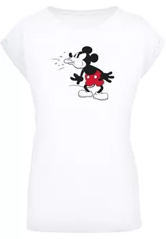 Футболка с принтом EXTENDED SHOULDER DISNEY MICKEY MOUSE CLASSIC VINTAGE MI F4NT4STIC, белый