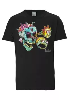Футболка с принтом EYEBALL SKULL LOGOSHIRT, черный