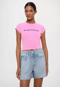 Футболка с принтом EYTYS, розовый