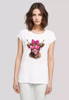 Футболка с принтом F4NT4STIC, белый