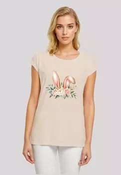 Футболка с принтом F4NT4STIC, песочный