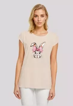 Футболка с принтом F4NT4STIC, песочный