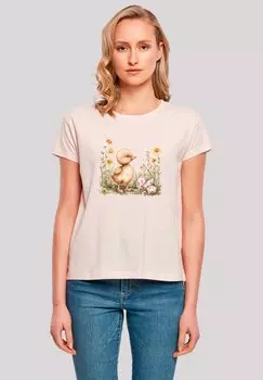 Футболка с принтом F4NT4STIC, розовый