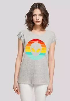 Футболка с принтом F4NT4STIC, серый