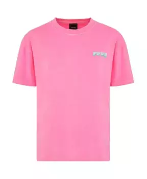 Футболка с принтом F**K, розовый