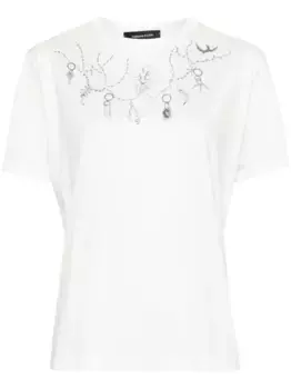 Футболка с принтом Fabula Fabiana Filippi, белый