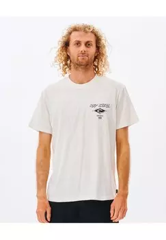 Футболка с принтом FADE OUT ICON Rip Curl, цвет bone