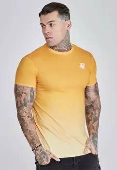 Футболка с принтом FADE SIKSILK, желтый