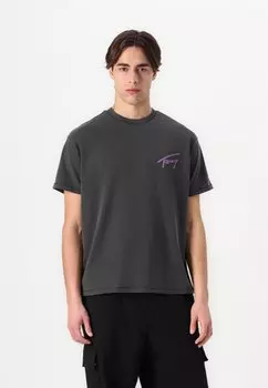 Футболка с принтом FADED GRAPHIC TEE UNISEX Tommy Jeans, черный