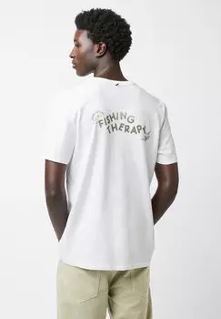 Футболка с принтом Faguo, белый