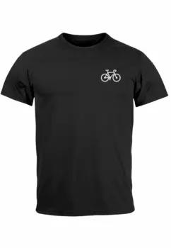 Футболка с принтом FAHRRAD LOGO AUFDRUCK RADFAHRER FASHION STREETSTYLE Neverless, черный