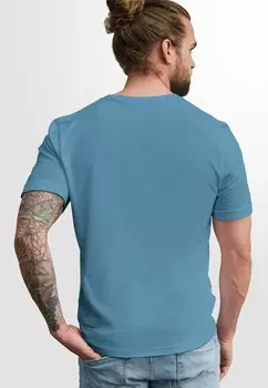 Футболка с принтом FAHRRAD LOGO AUFDRUCK RADFAHRER FASHION STREETSTYLE Neverless, светло-голубой