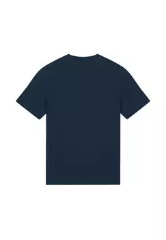 Футболка с принтом FAHRRADBR watapparel, темно-синий