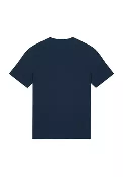 Футболка с принтом FAHRRADSPEICHEN watapparel, темно-синий