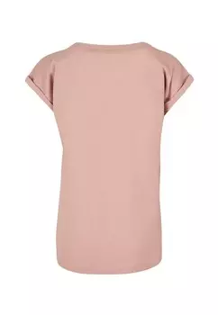 Футболка с принтом FAITH EXTENDED SHOULDER TEE Merchcode, светло-розовый