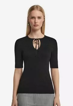 Футболка с принтом Falconeri, черный