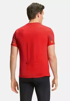 Футболка с принтом FALKE, оранжевый