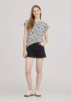 Футболка с принтом FANTASIA FIORI Terranova, белый