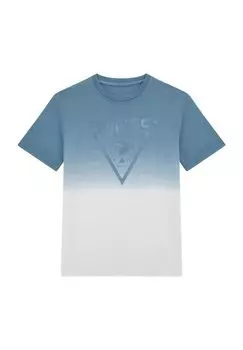 Футболка с принтом FARBVERLAUF Guess, синий