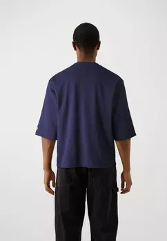 Футболка с принтом FASHION LOGO CREW GAP, темно-синий