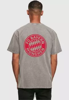 Футболка с принтом FC Bayern Mnchen, серый