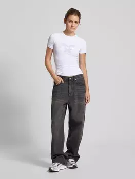 Футболка с принтом FELICIOUS, белый