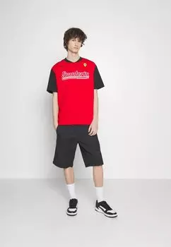 Футболка с принтом FERRARI RACE STATEMENT Puma, гоночный красный