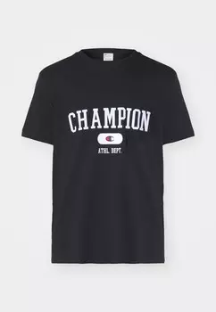 Футболка с принтом FIELD OF PLAY CREWNECK LARGE LOGO Champion Rochester, черный