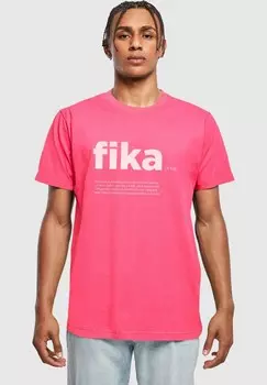 Футболка с принтом FIKA DEFINITION Mister Tee, розовый