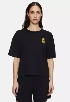 Футболка с принтом Fila, черный