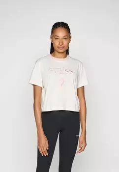 Футболка с принтом FILANTA CROP TEE Guess, белый