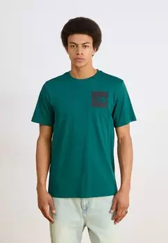 Футболка с принтом FINE TEE The North Face, темно-зеленый