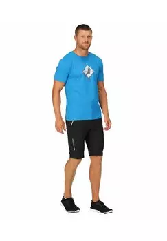 Футболка с принтом FINGAL SLOGAN II FUNKTIONS Regatta, синий индиго