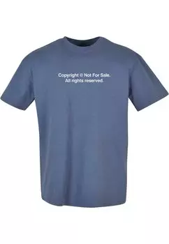 Футболка с принтом Fingerprint Oversize Upscale by Mister Tee, цвет vintageblue