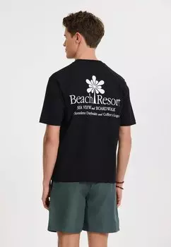 Футболка с принтом FINN SUNCATION Shiwi, черный