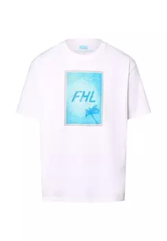 Футболка с принтом FINSHLEY & HARDING LONDON, белый