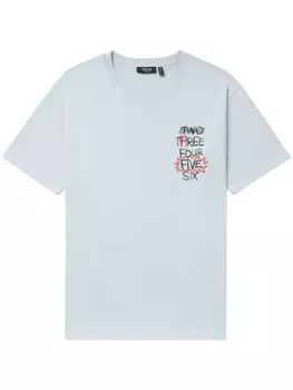 Футболка с принтом FIVE CM, синий