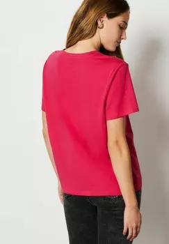 Футболка с принтом FIZZ Etam, розовый