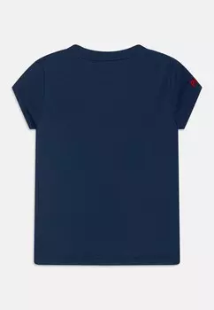 Футболка с принтом FLAG TEE Ralph Lauren, темно-синий