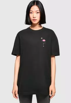 Футболка с принтом FLAMINGO BOYFRIEND Merchcode, цвет black