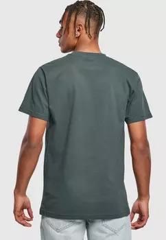 Футболка с принтом FLAMINGO TEE Mister Tee, темно-зеленый