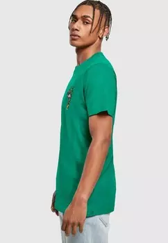 Футболка с принтом FLAMINGO TEE Mister Tee, зеленый