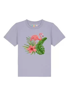 Футболка с принтом FLAMINGO Watapparel, цвет lavender