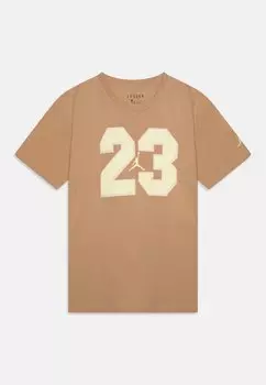 Футболка с принтом Flight Tee Jordan, цвет hemp