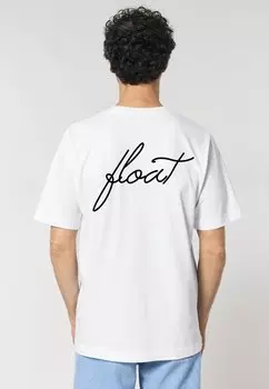Футболка с принтом FLOAT BACK HEAVYWEIGHT Mira Paris, белый