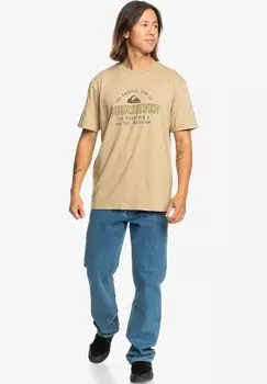 Футболка с принтом FLOATING AROUND, FR Quiksilver, бежевый
