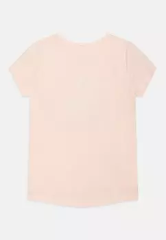 Футболка с принтом Flower Lindex, светло-розовая