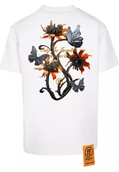 Футболка с принтом FLOWERS Forgotten Faces, белый