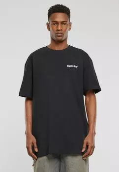 Футболка с принтом Flowers Forgotten Faces, черная